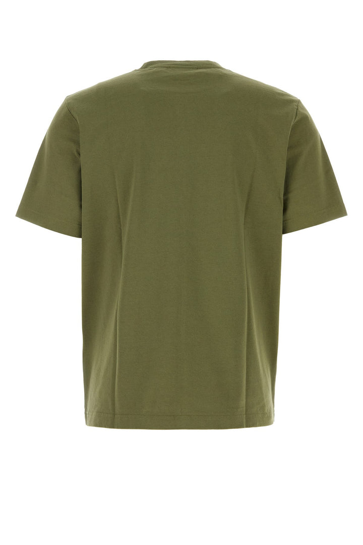 Army green cotton t-shirt