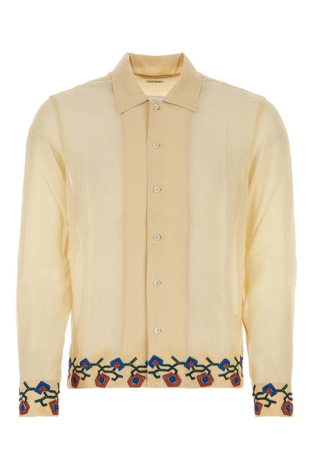 Sand silk shirt