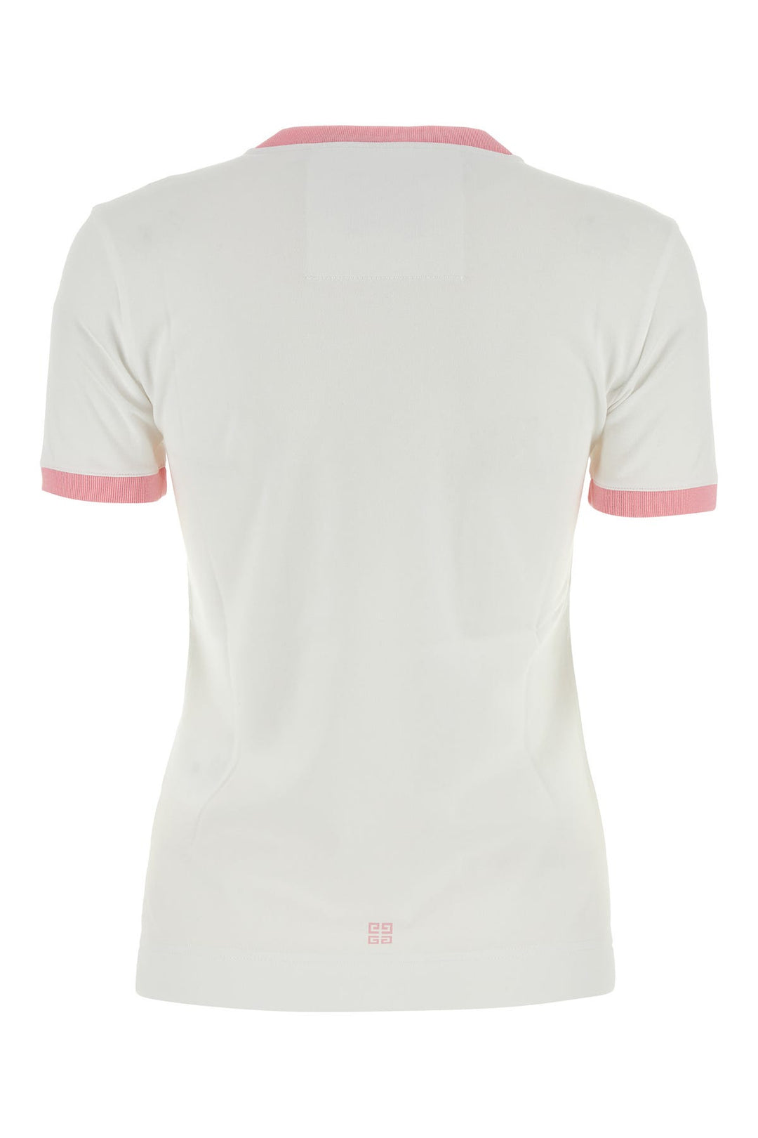 White stretch cotton t-shirt