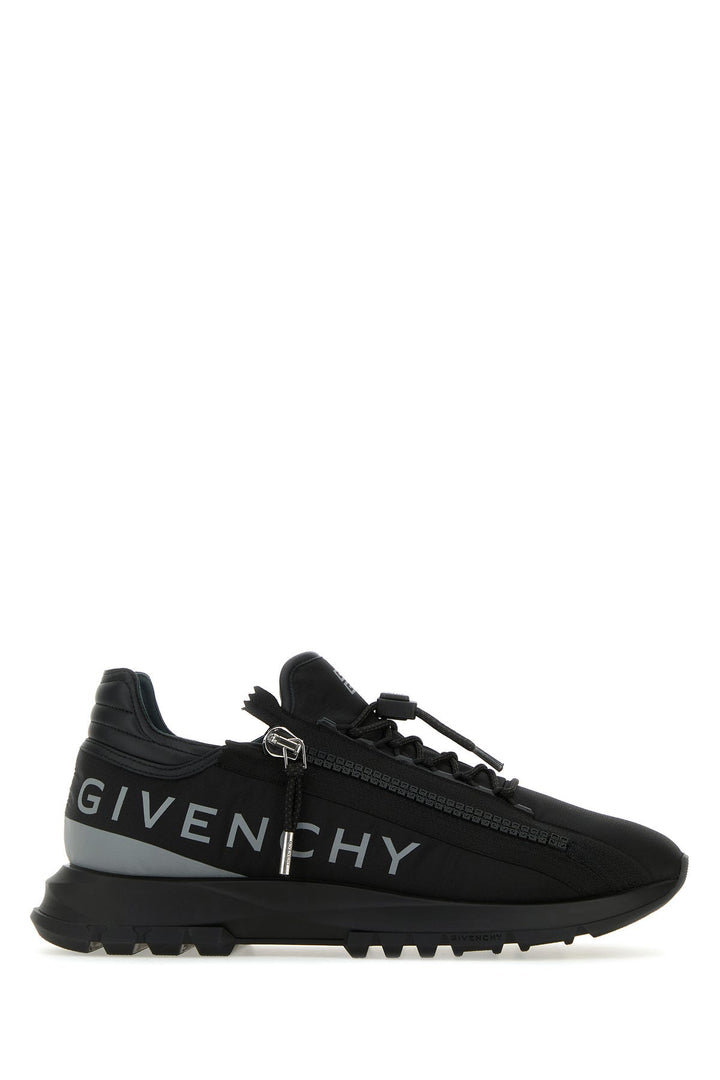 Black fabric Spectre sneakers