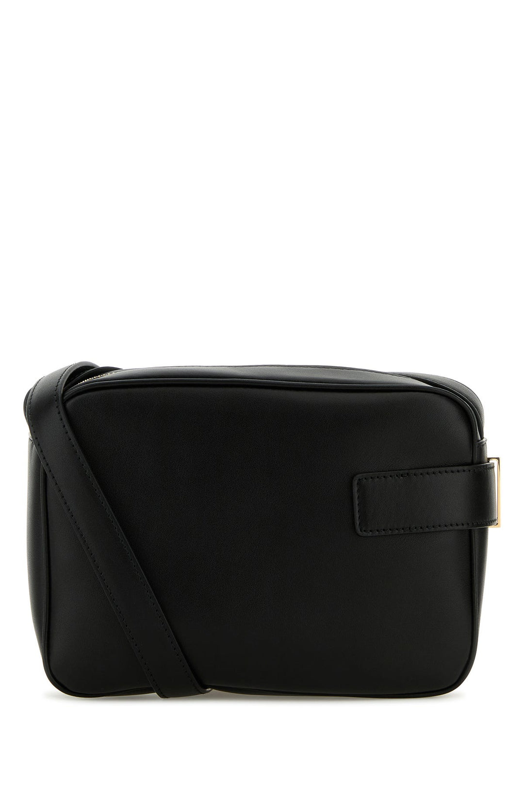 Black leather Archive crossbody bag
