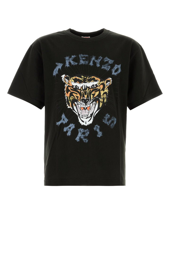 Black cotton oversize t-shirt