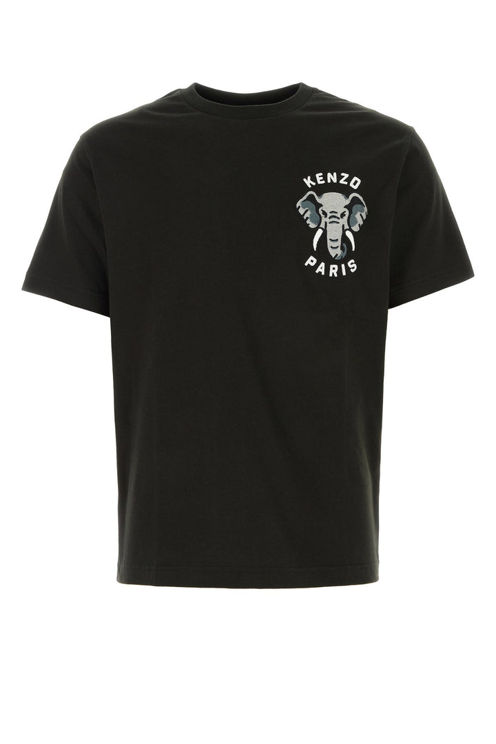 Black cotton t-shirt