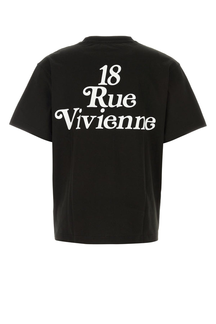 Black cotton t-shirt