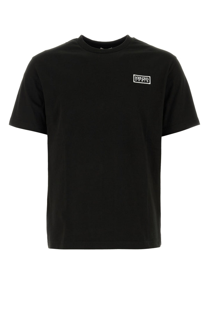 Black cotton t-shirt