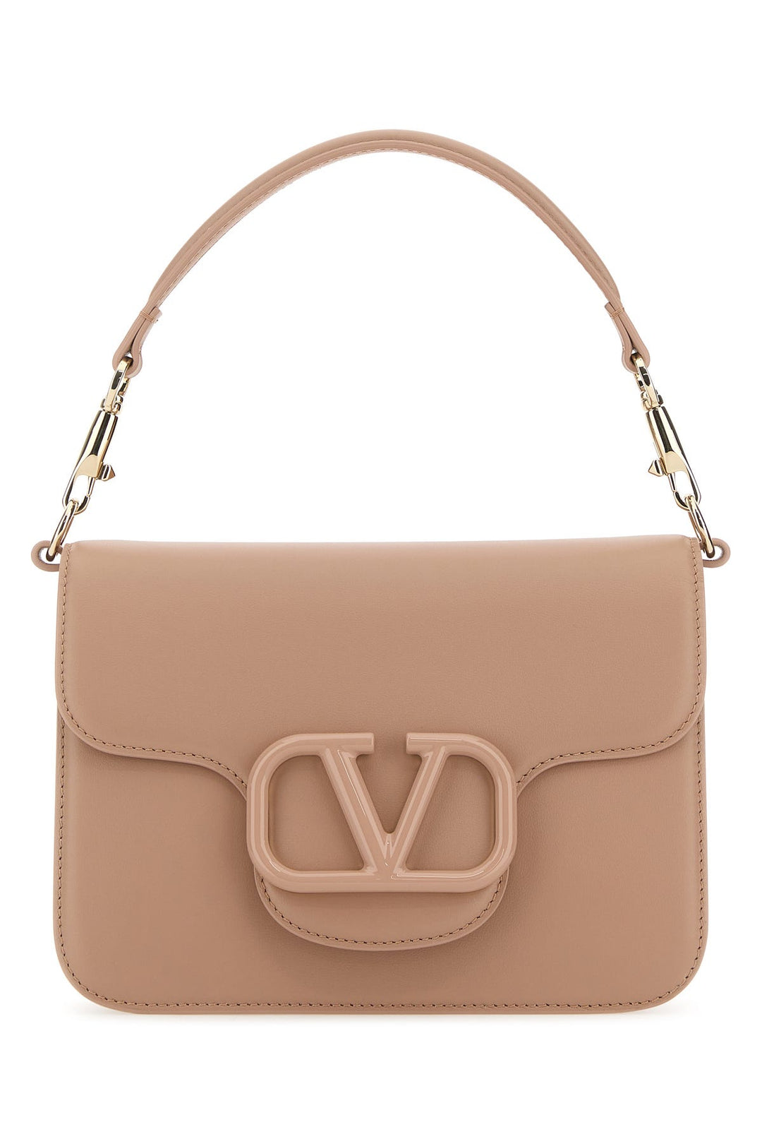 Antiqued pink leather LocÃ² shoulder bag