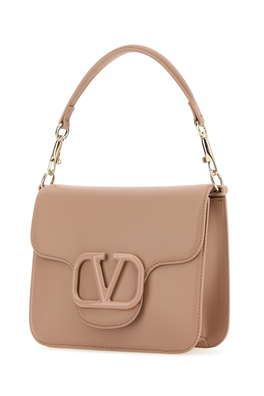 Antiqued pink leather LocÃ² shoulder bag