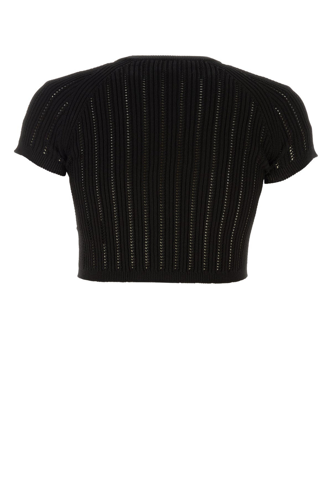 Black viscose blend top