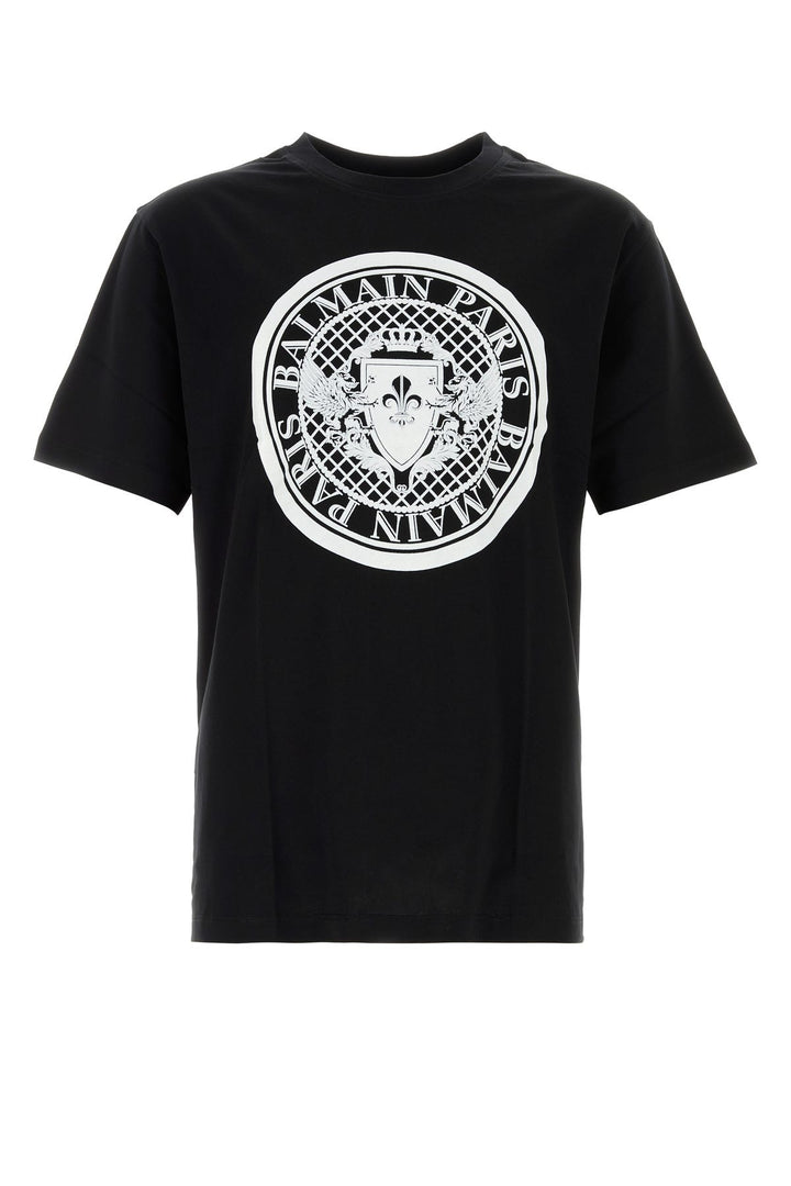 Black cotton t-shirt
