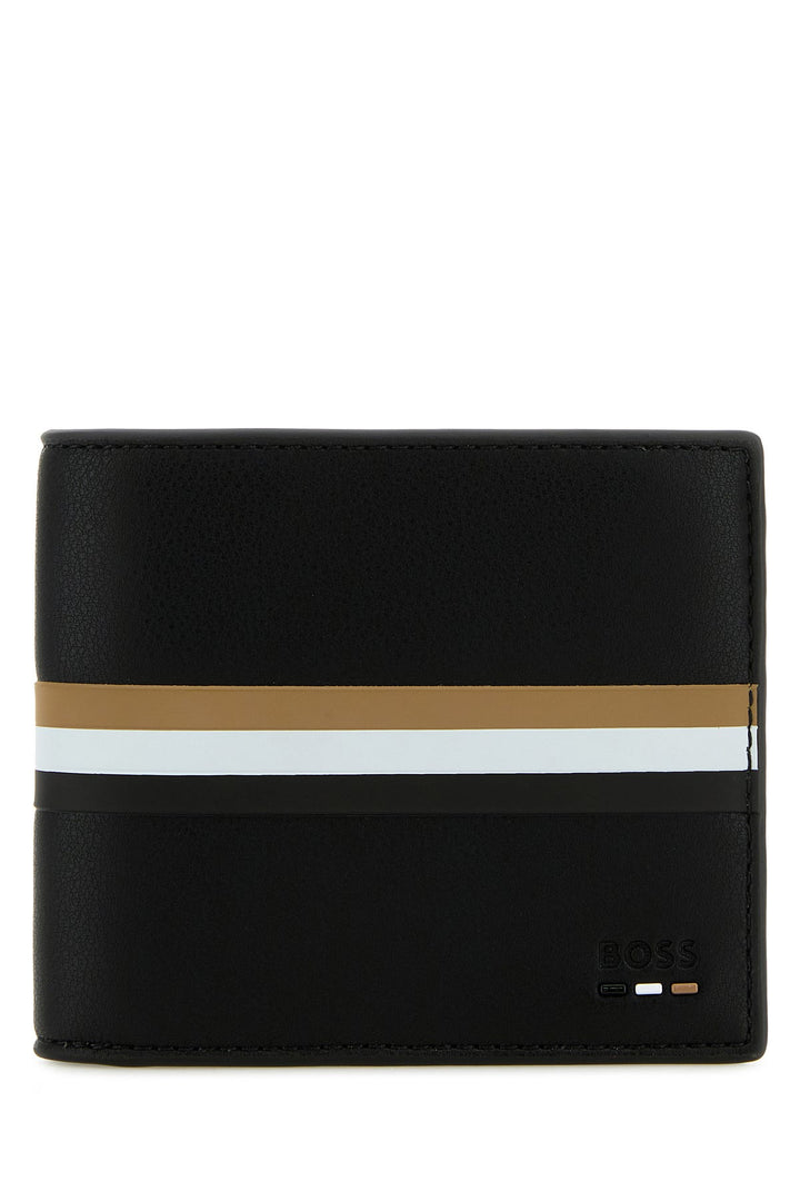 Black leather wallet