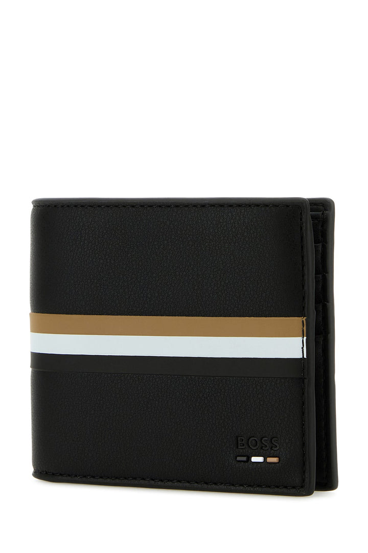 Black leather wallet