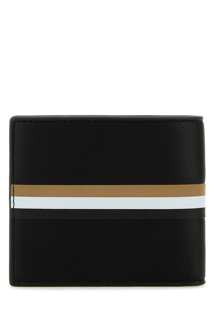 Black leather wallet
