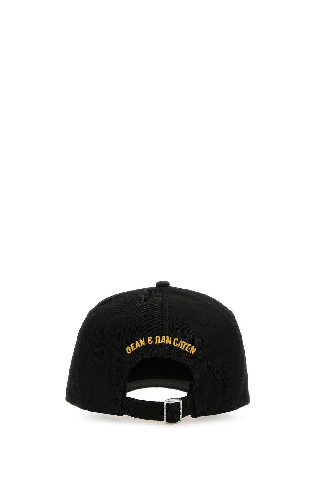 Black cotton baseball cap
