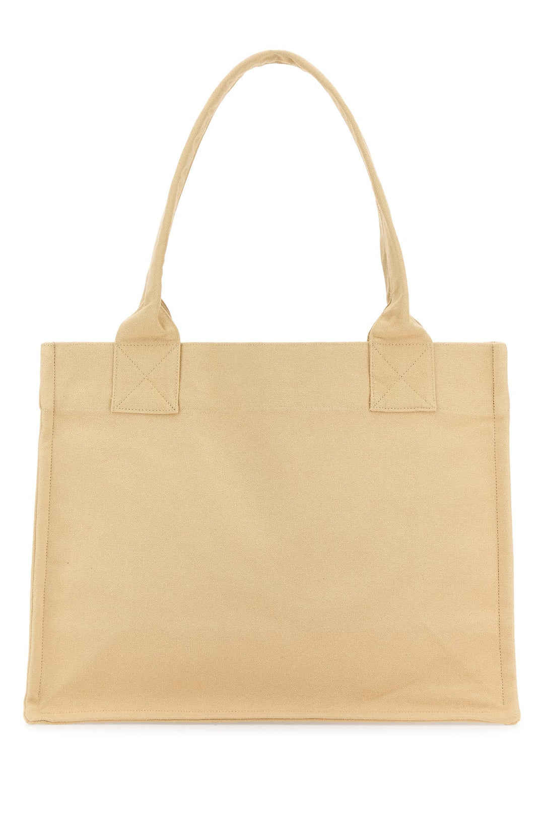 Cream canvas shopping bag