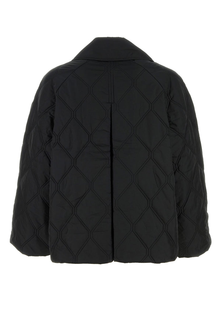 Black polyester jacket