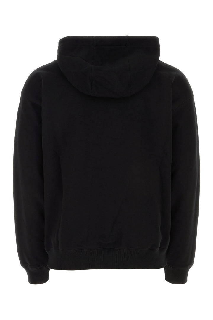 Black cotton sweatshirt
