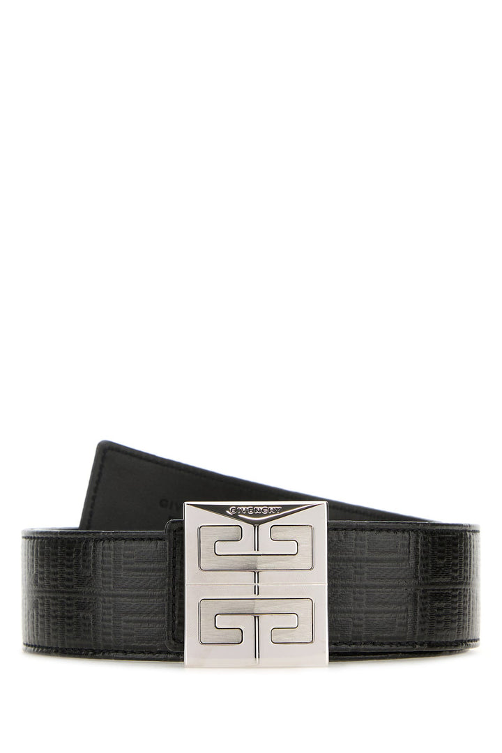 Black canvas reversible 4G belt