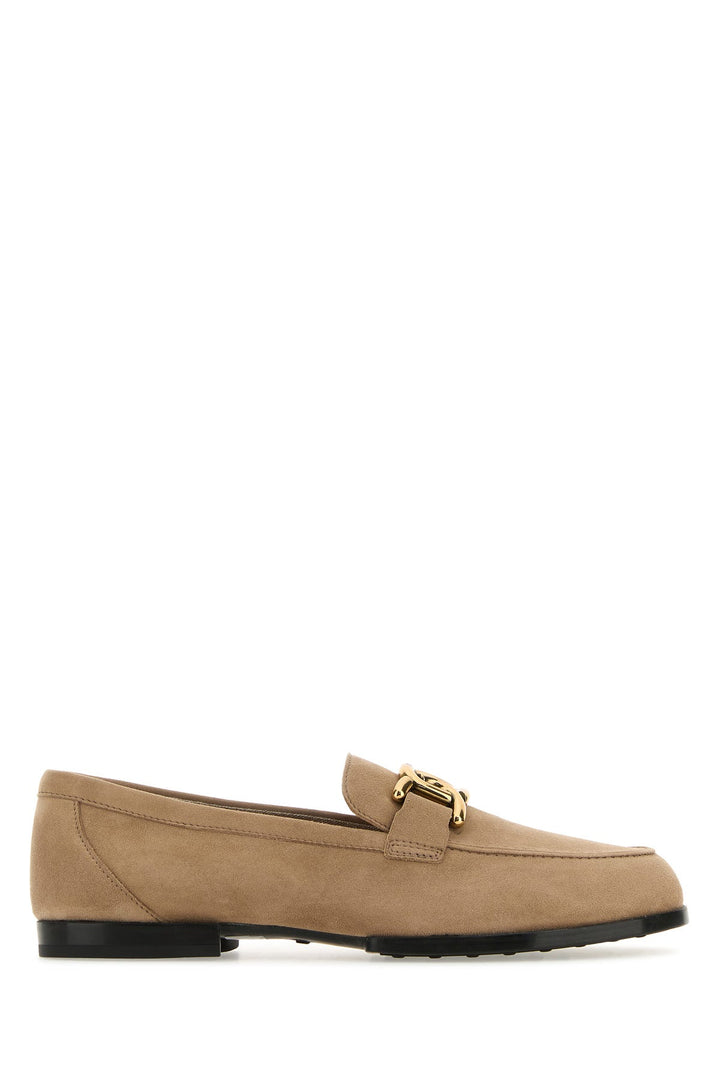 Cappuccino suede loafers