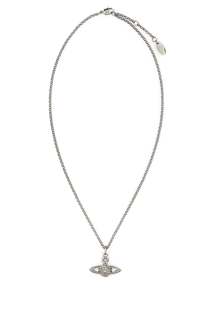 Ruthenium metal Mini Bas Relief necklace