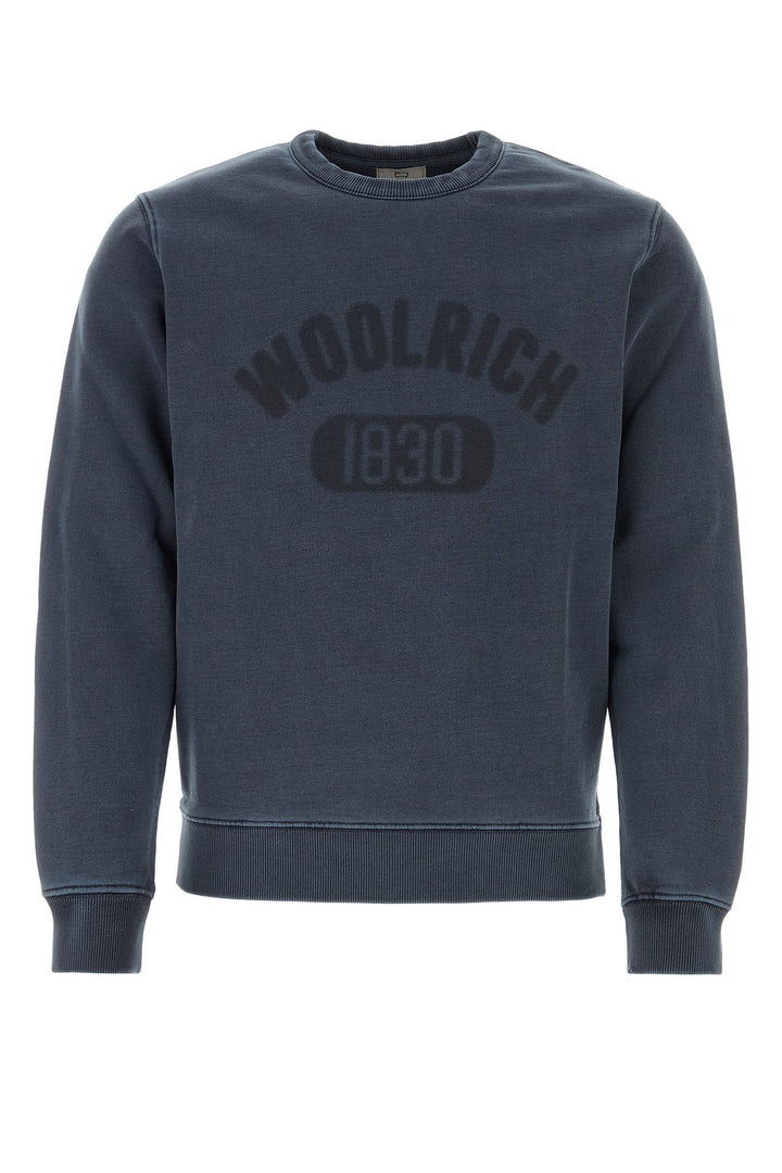 Denim blue cotton sweatshirt