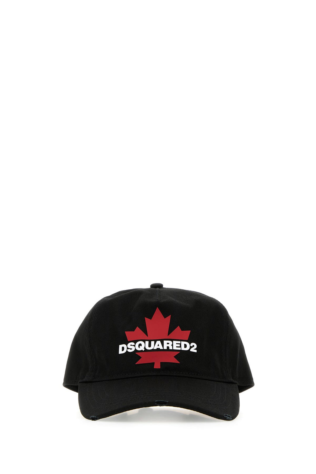 Black cotton baseball cap