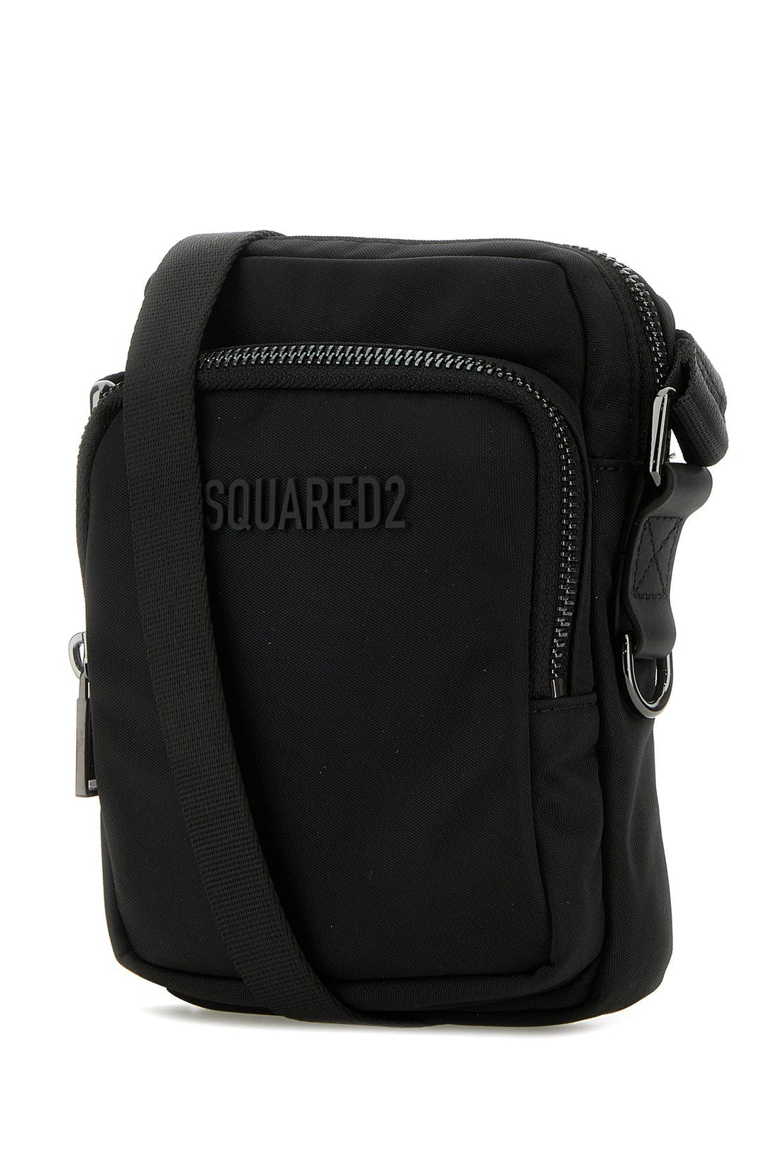 Black canvas Urban crossbody bag