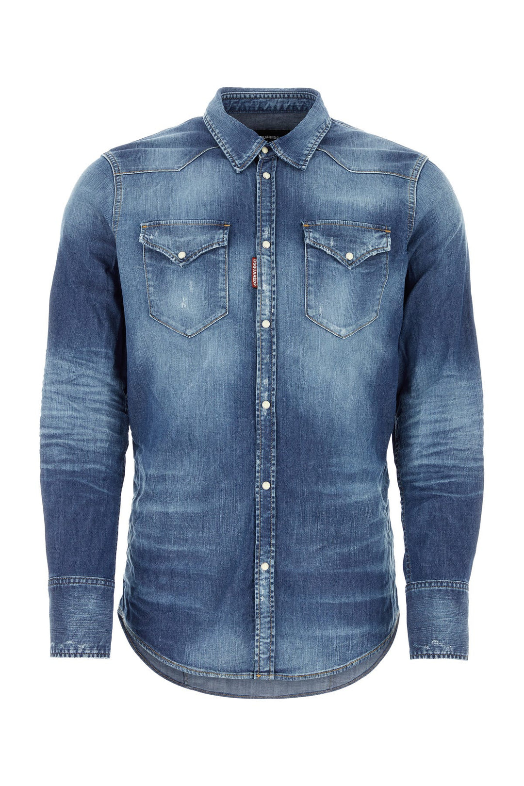 Stretch denim shirt