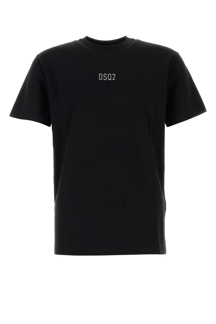 Black cotton t-shirt