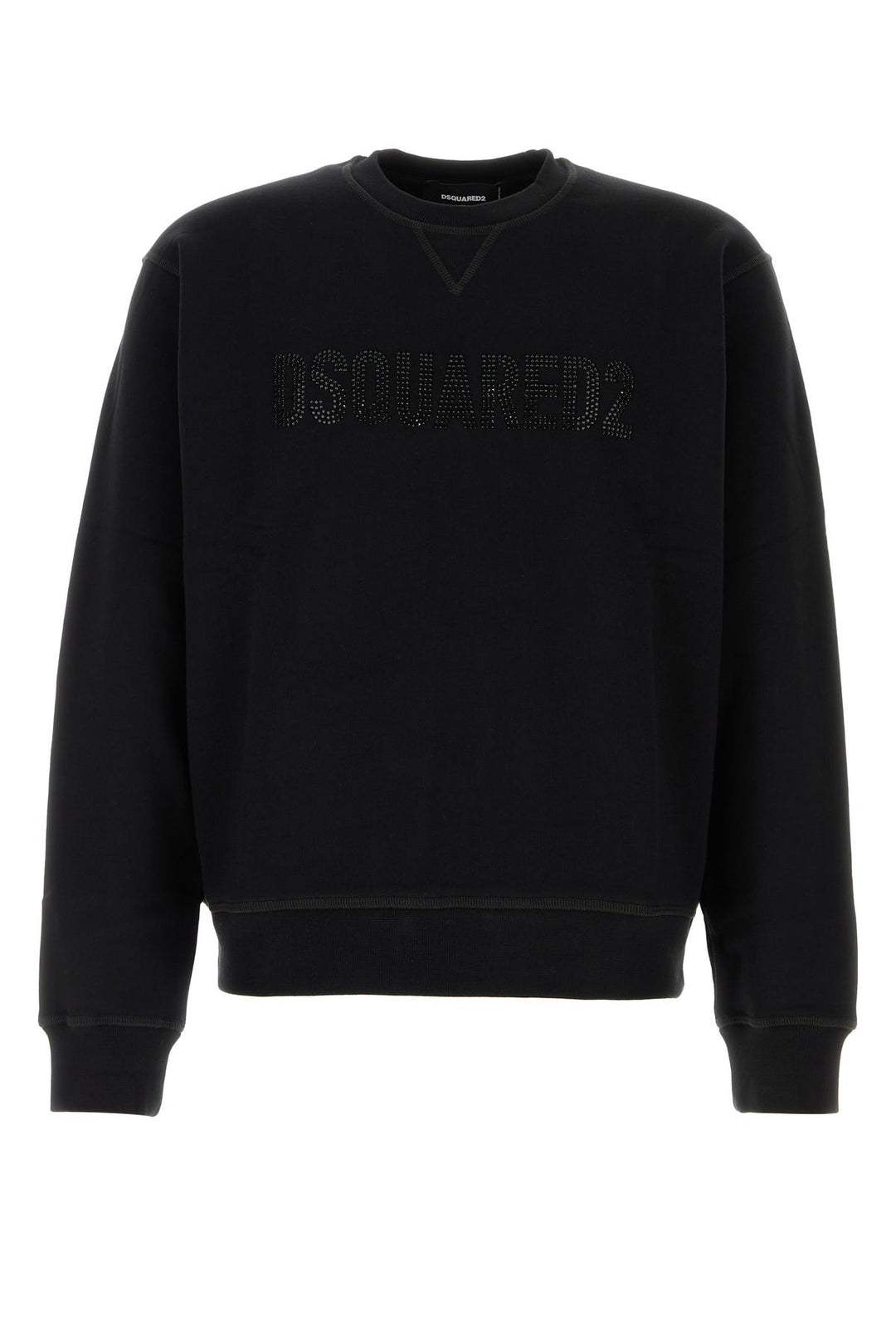 Black cotton sweatshirt
