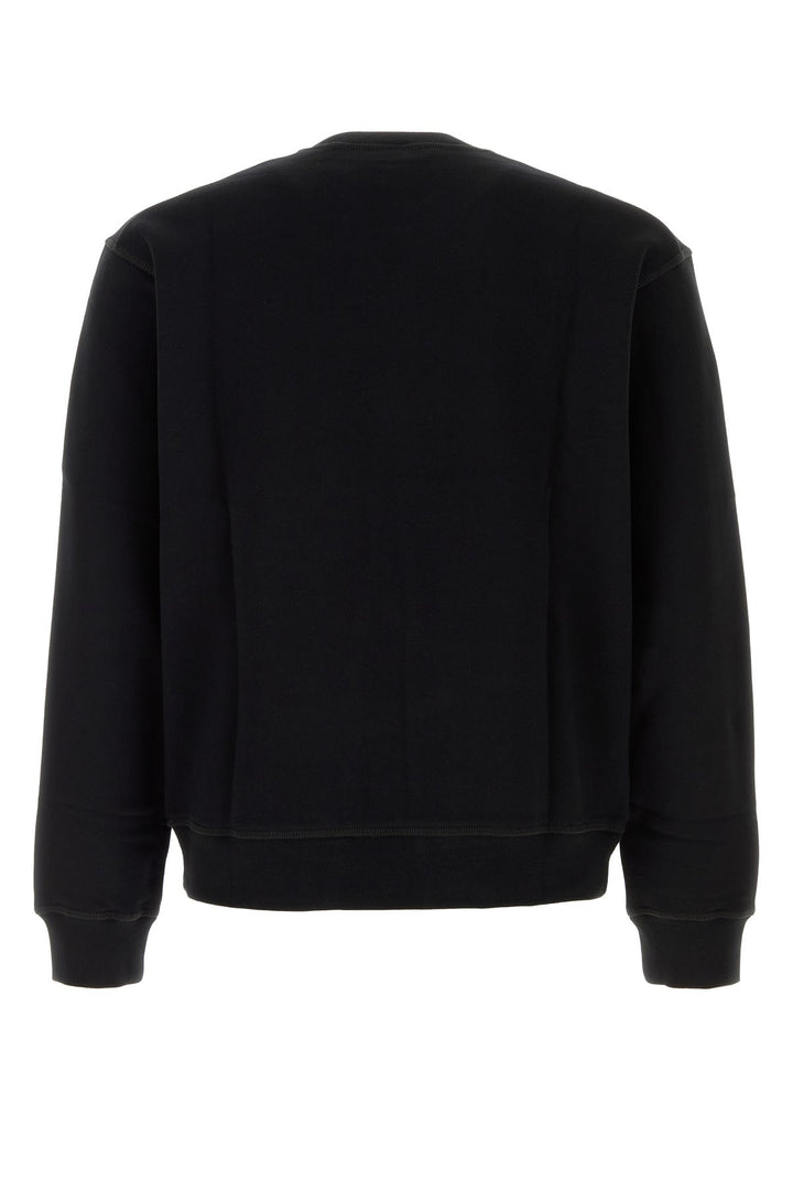 Black cotton sweatshirt