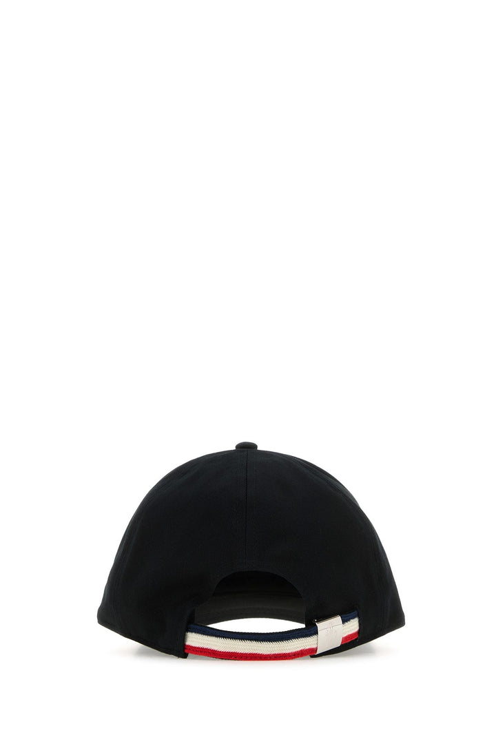 Black cotton baseball cap