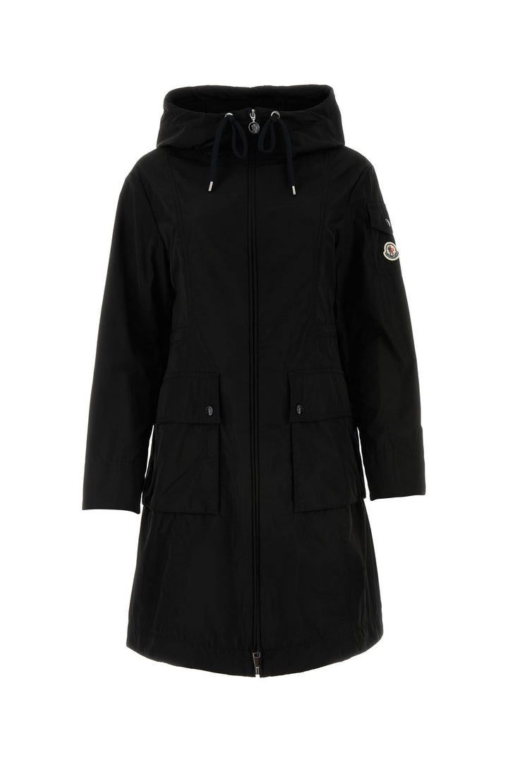 Black polyester blend Laerte jacket