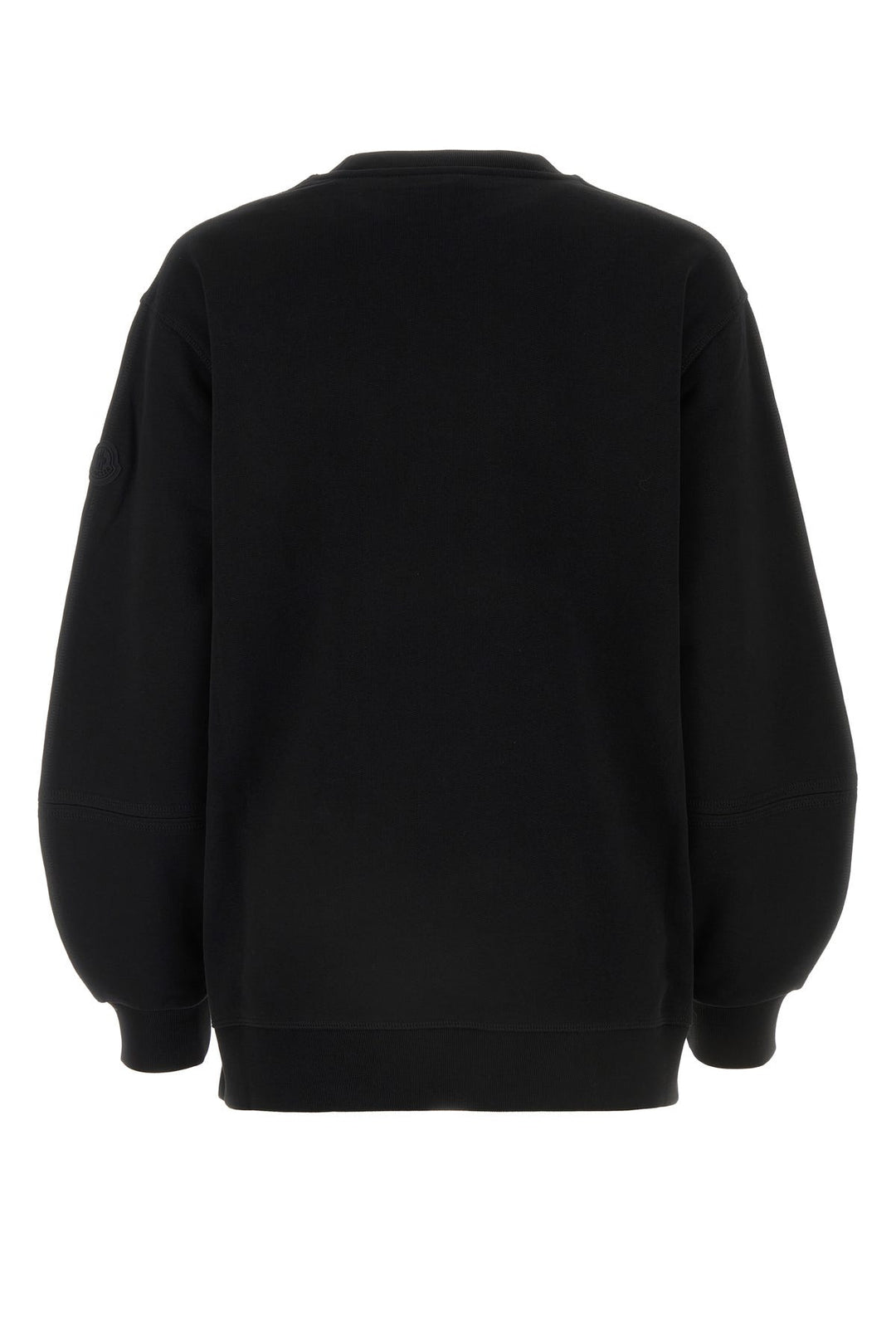 Black cotton oversize sweatshirt