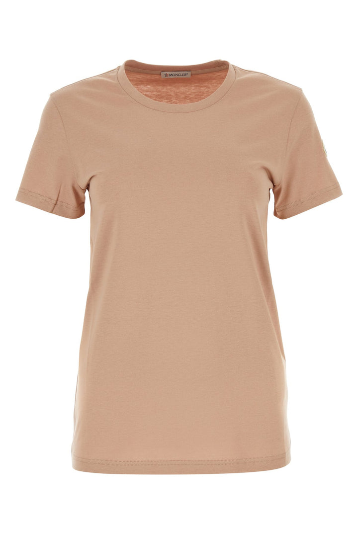Antiqued pink cotton t-shirt