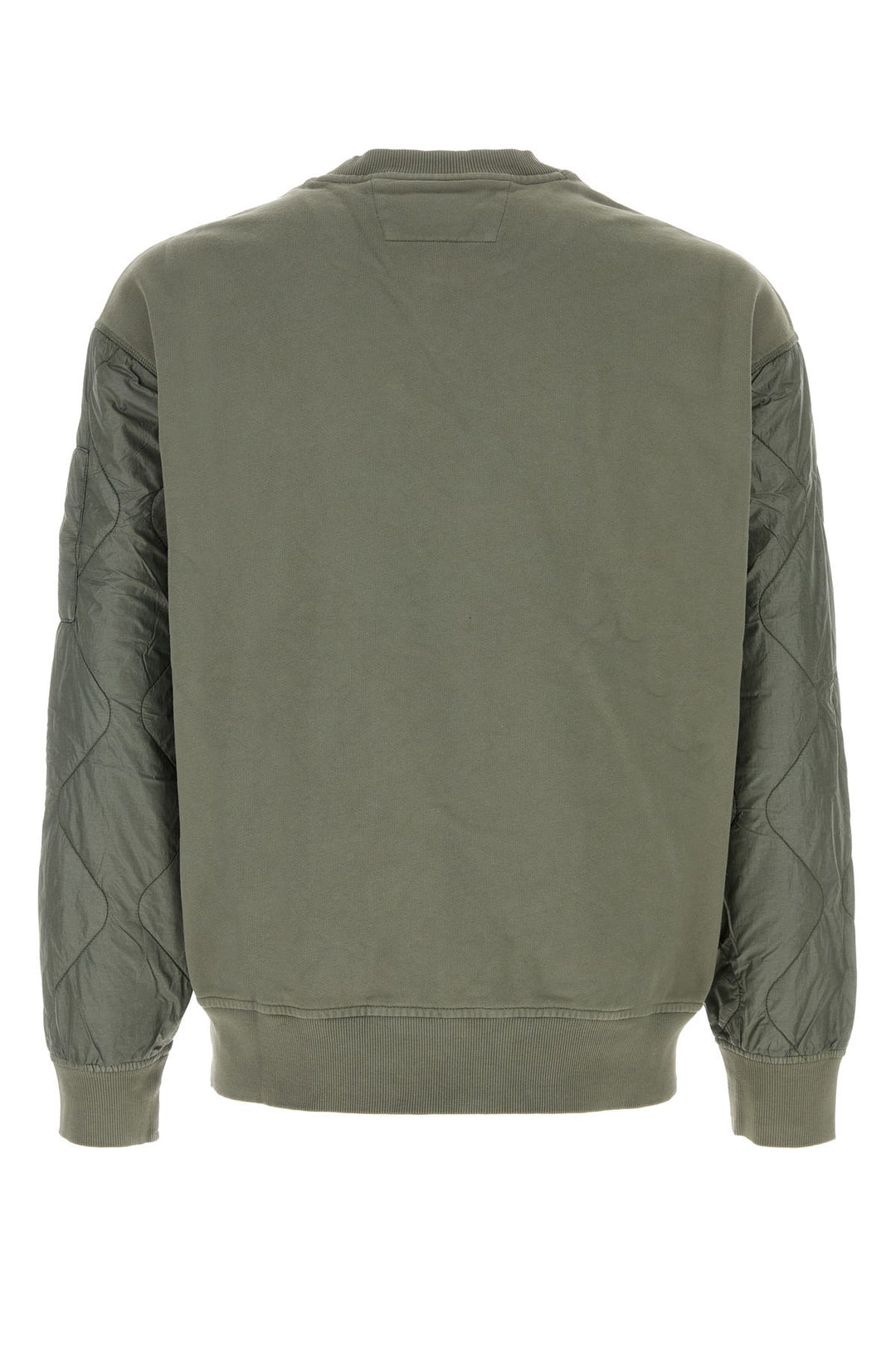 Army green cotton sweatshirt