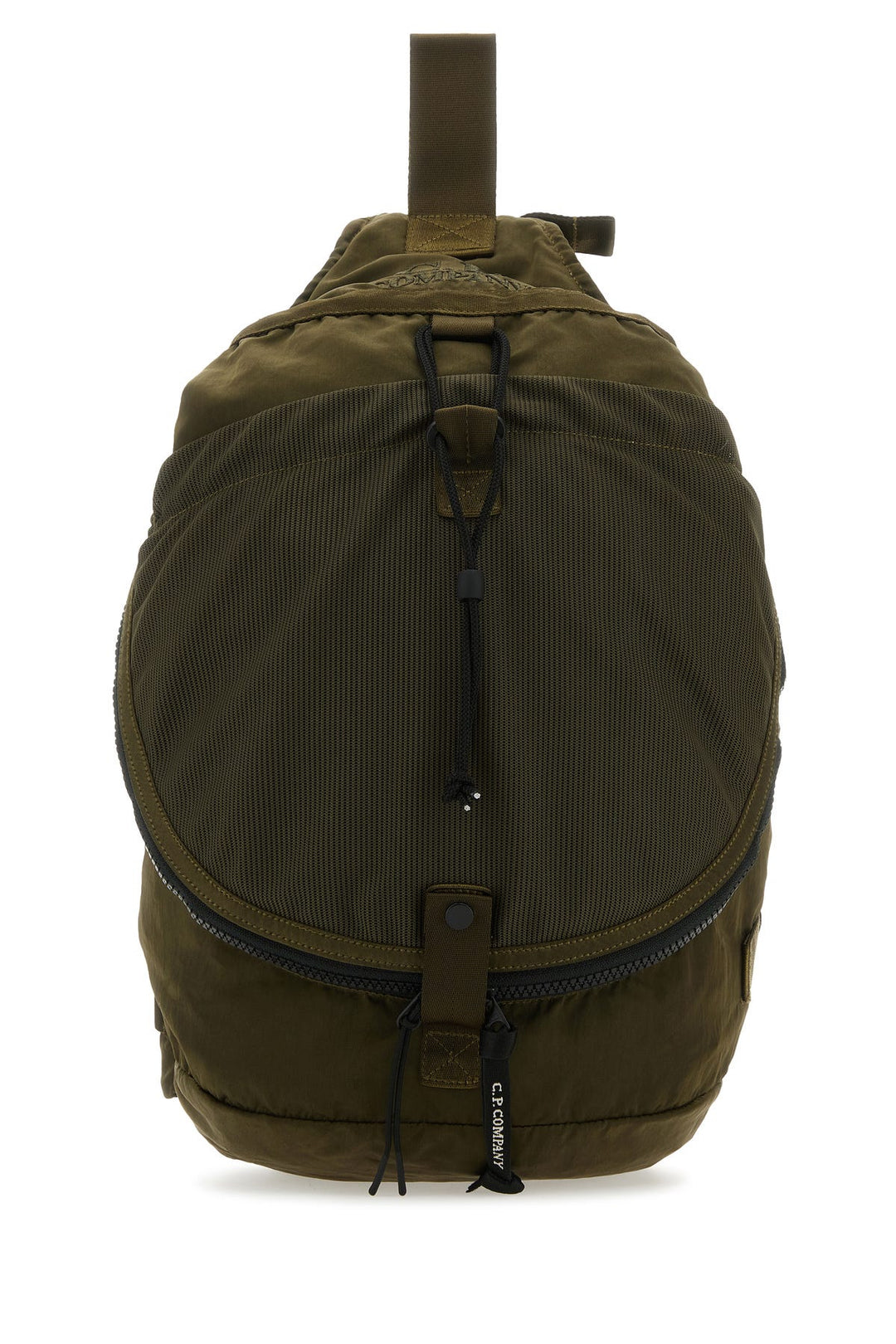 Army green nylon Nylon B crossbody bag