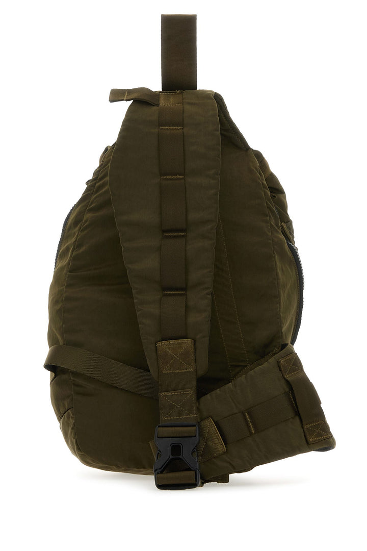 Army green nylon Nylon B crossbody bag