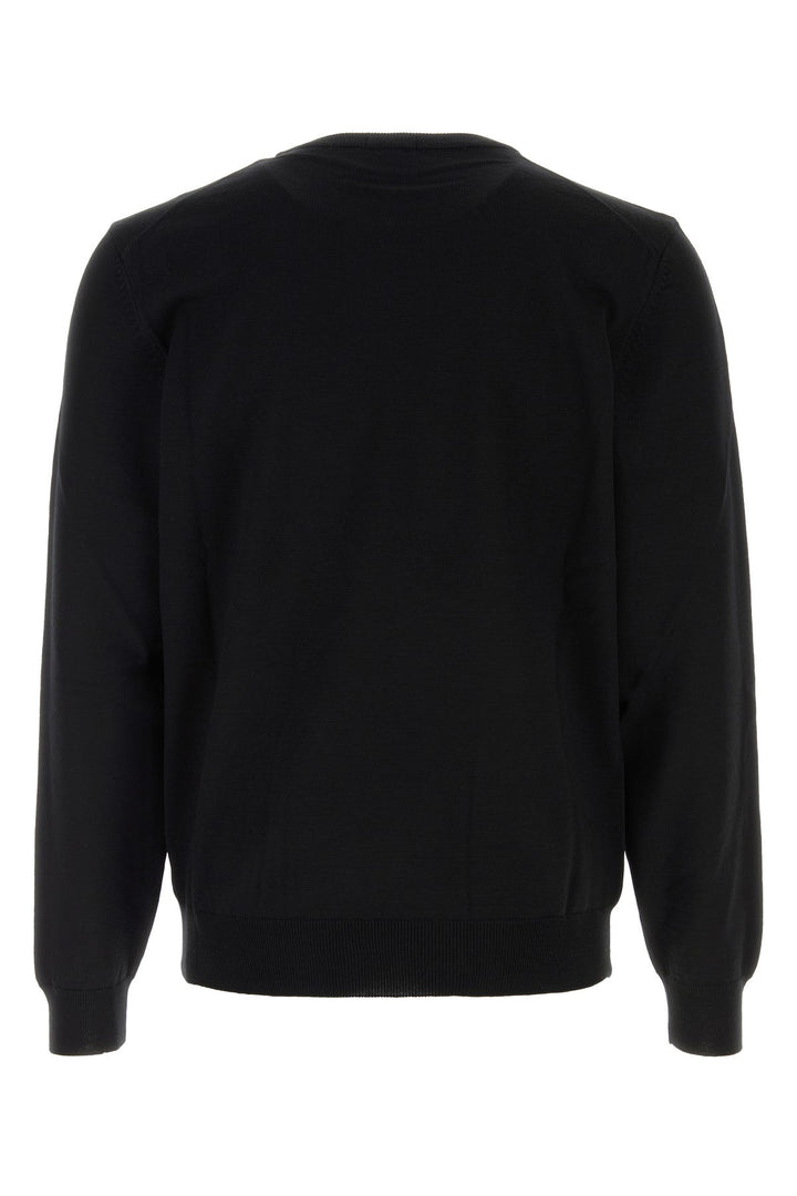 Black wool sweater