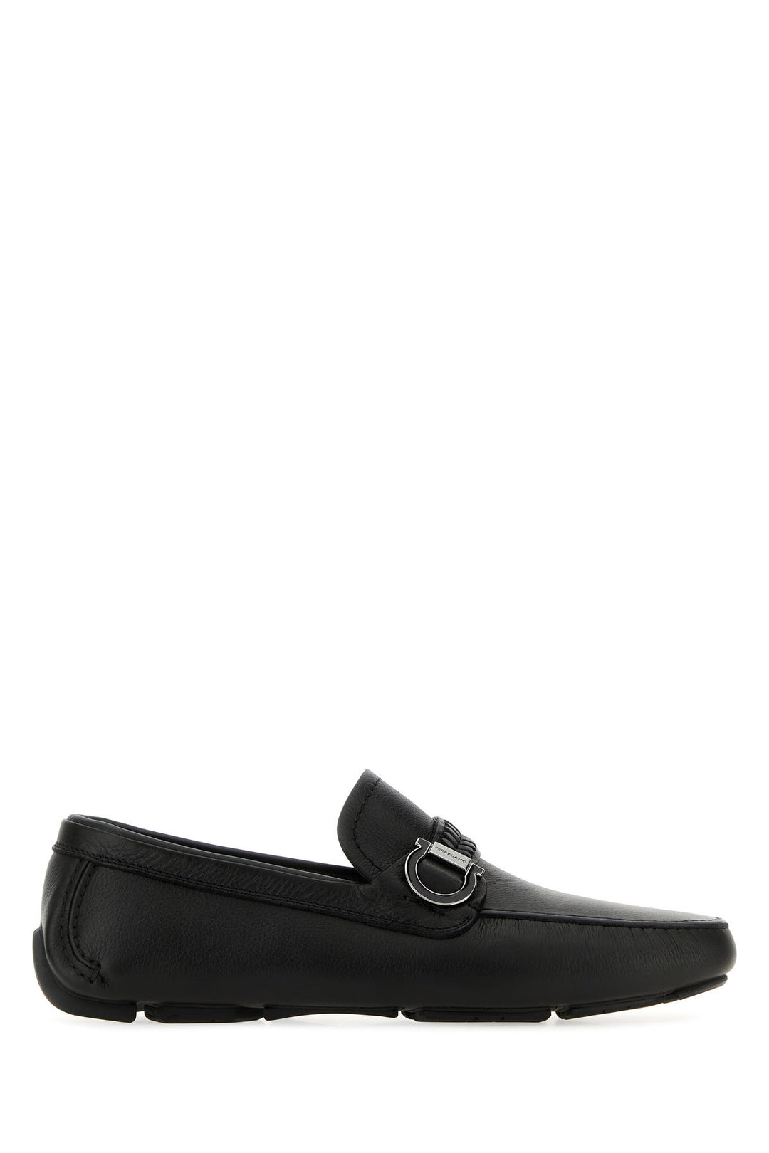 Black leather Calipso loafers