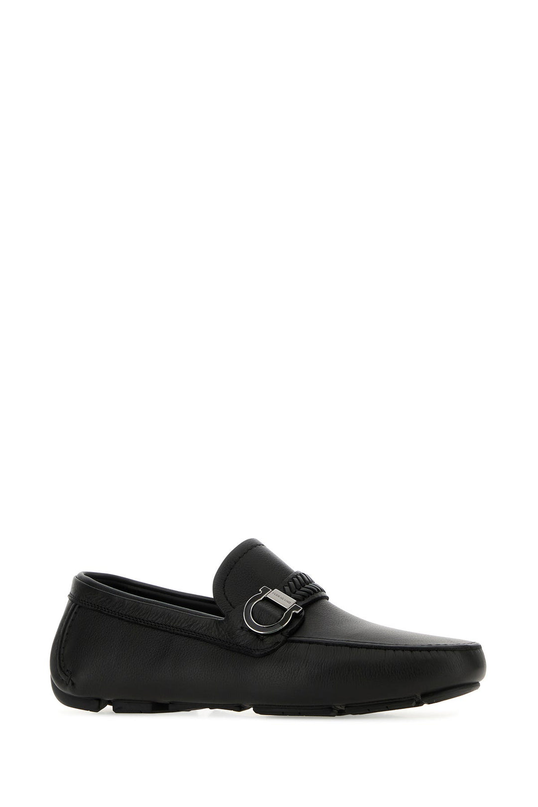 Black leather Calipso loafers