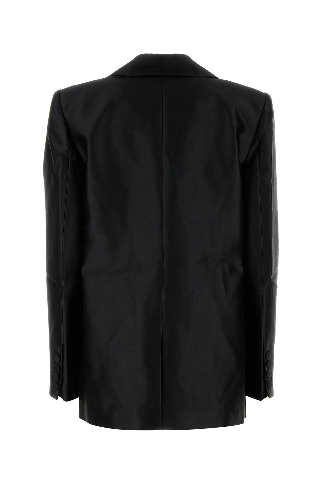 Black taffeta blazer