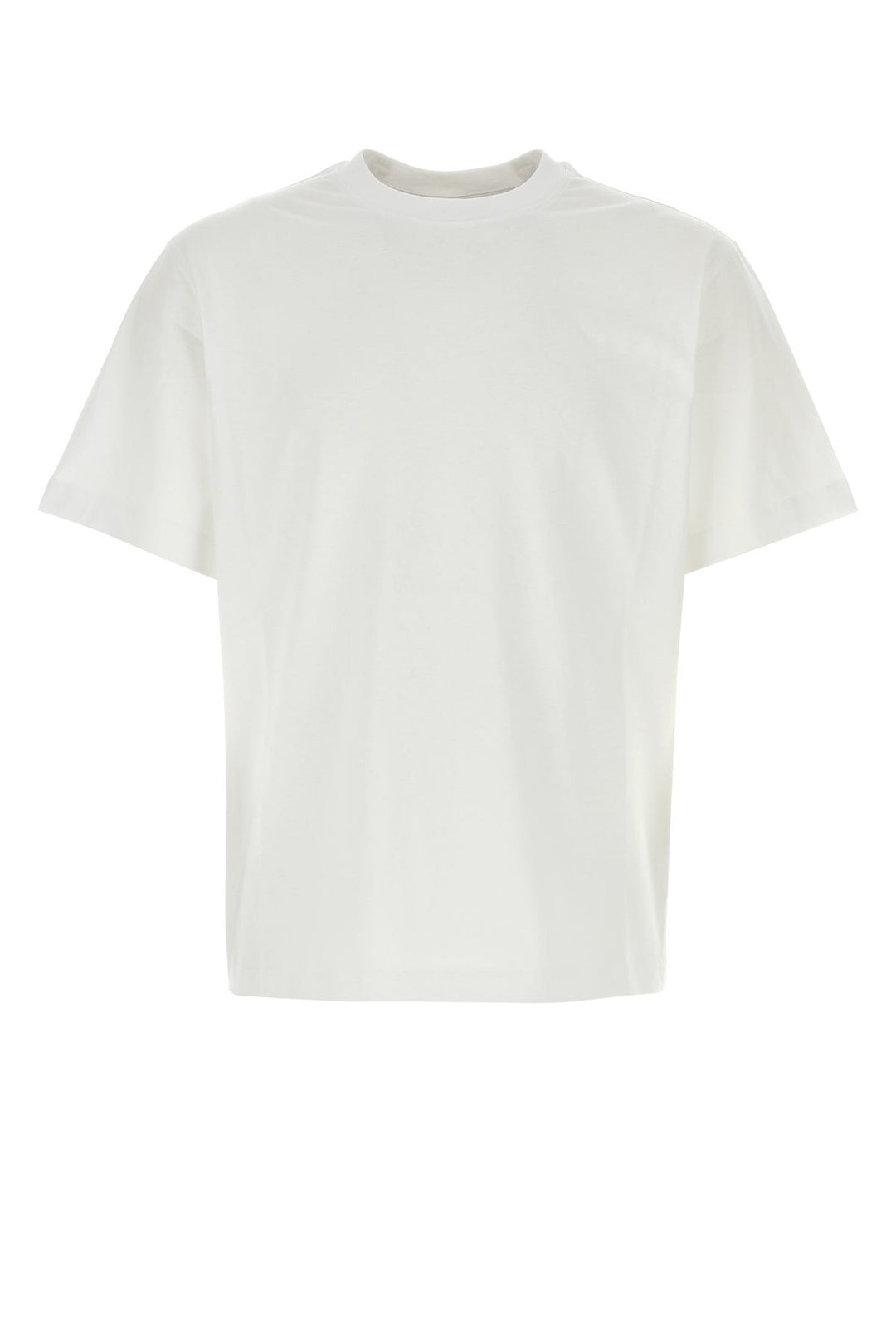 White stretch cotton t-shirt