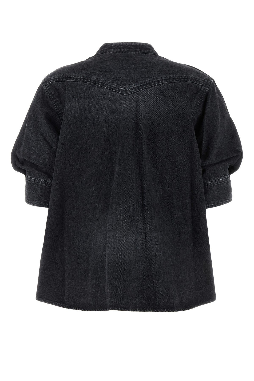 Black denim jacket