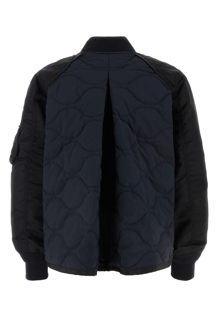 Two-tone nylon jacket