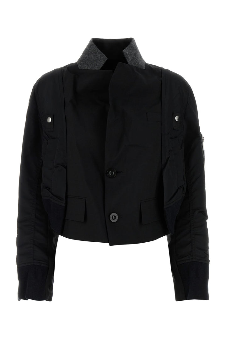 Black twill jacket