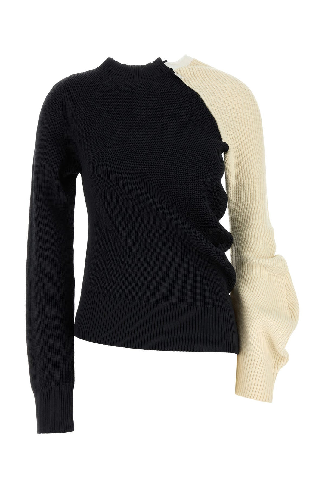 Black polyester sweater