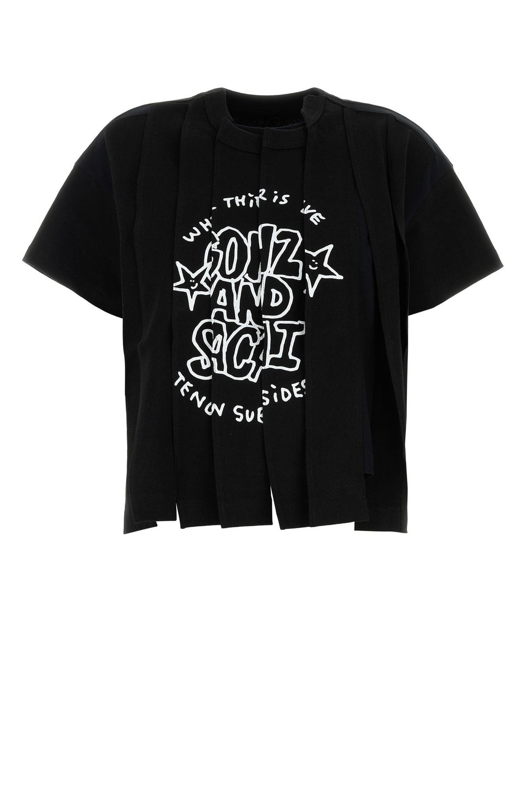 Black cotton oversize t-shirt