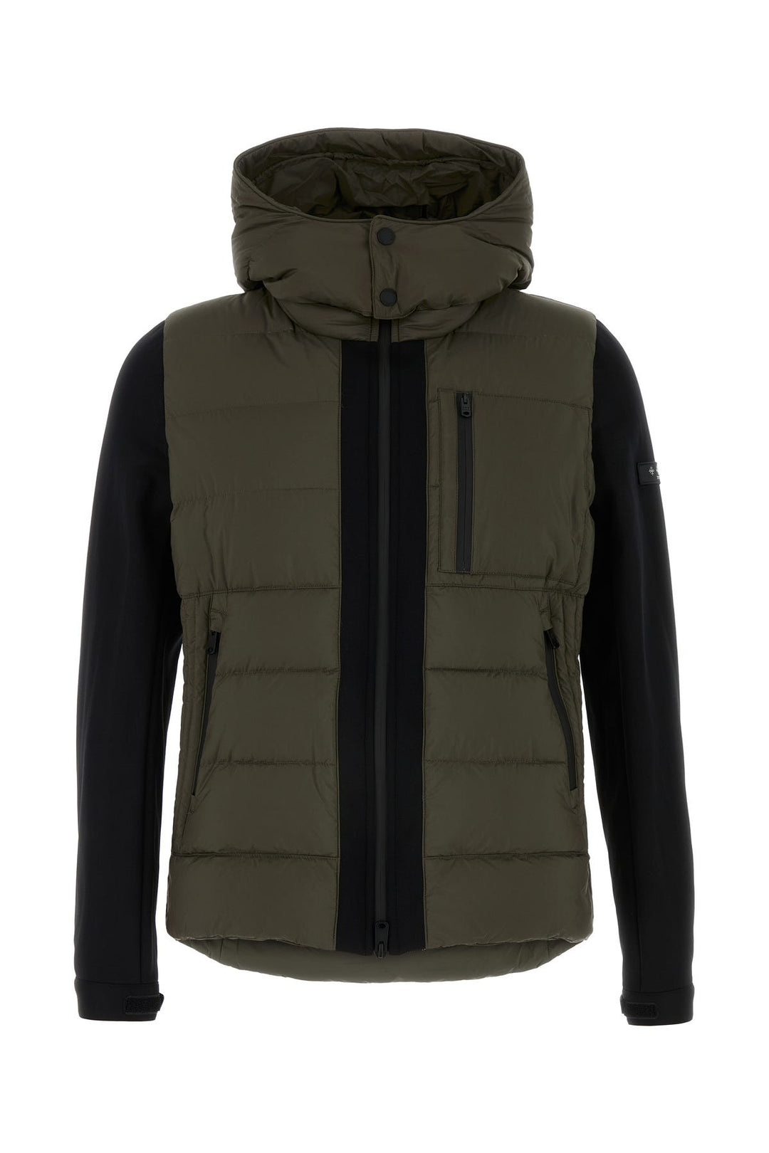 Dark green nylon Taro down jacket