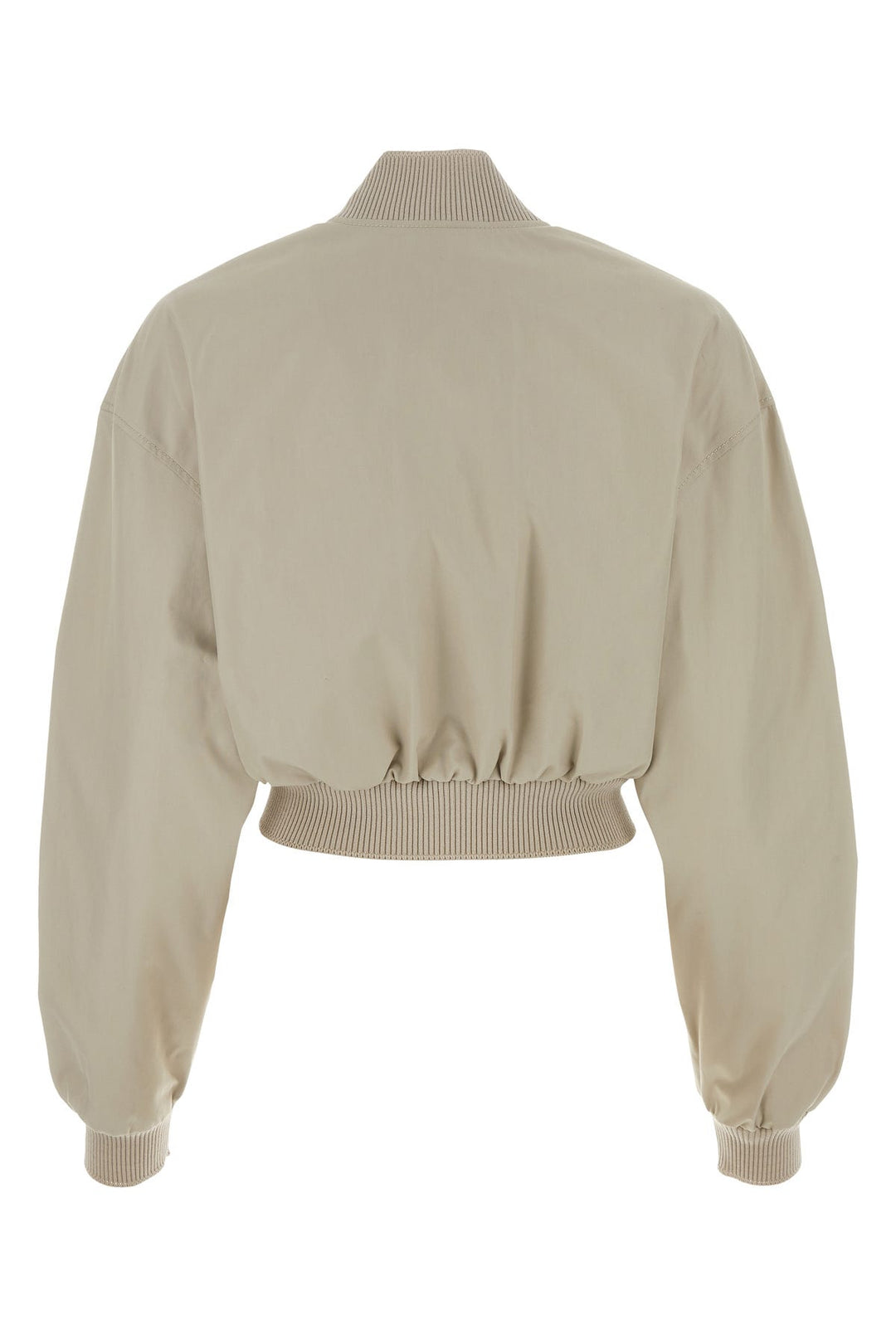 Sand cotton blend jacket