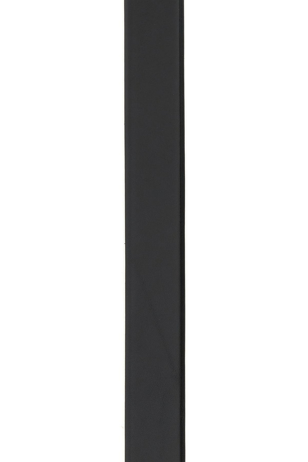 Black leather belt